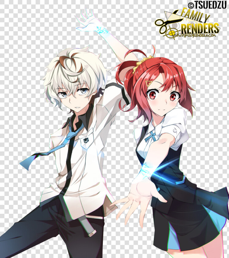 Render Agata Katsuhira X Takashiro Chidori   Agata X Noriko Kiznaiver  HD Png DownloadTransparent PNG