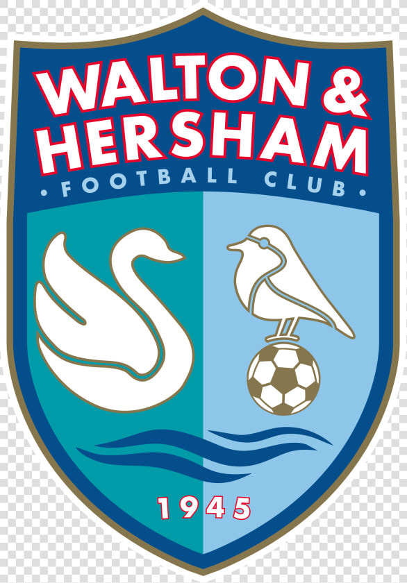 Walton  amp  Hersham Logo No Outline   Walton And Hersham Fc  HD Png DownloadTransparent PNG