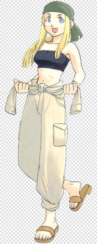 Winry Rockbell Mechanic Outfit  HD Png DownloadTransparent PNG