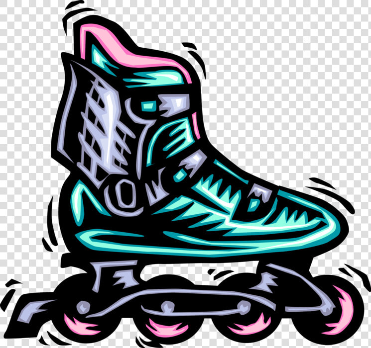 Vector Skates Inline   Roller Blades Clipart  HD Png DownloadTransparent PNG