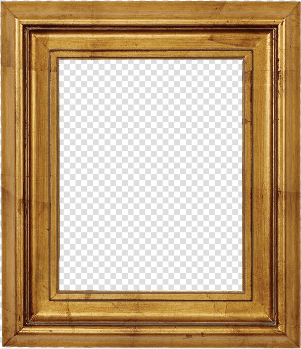 Wooden Gold Leaf Picture Frame Transparent Image   Old Fashioned Gold Picture Frame  HD Png DownloadTransparent PNG