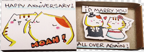 Cat Happy Anniversary Src   cdn   Hộp Diêm Yêu Thương Cat  HD Png DownloadTransparent PNG