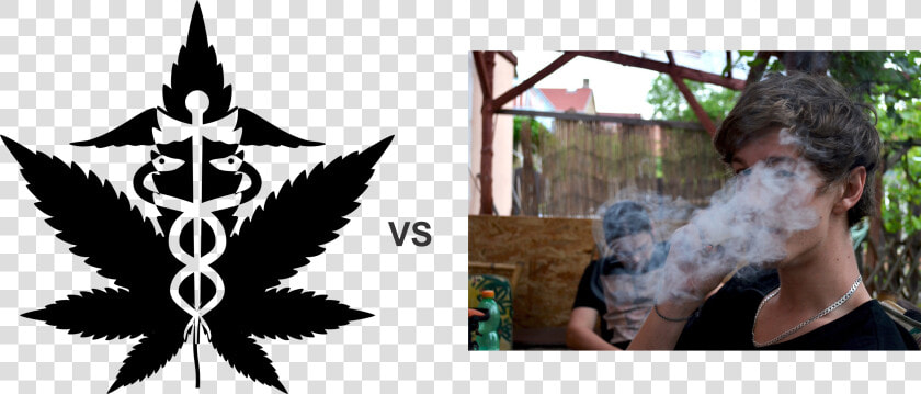 Recreational Vs Medical Marijuana   Medical Marijuana Svg Free  HD Png DownloadTransparent PNG