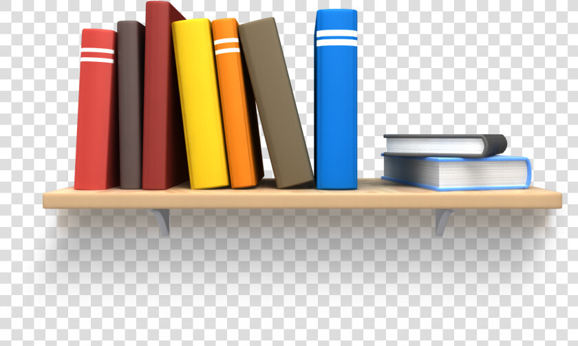 Bookshelf Png Free Pic   Books On A Bookshelf  Transparent PngTransparent PNG