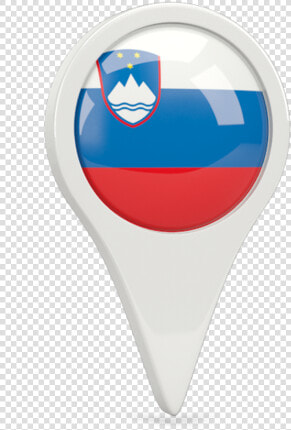 Round Pin Icon   Flag Of Slovenia  HD Png DownloadTransparent PNG