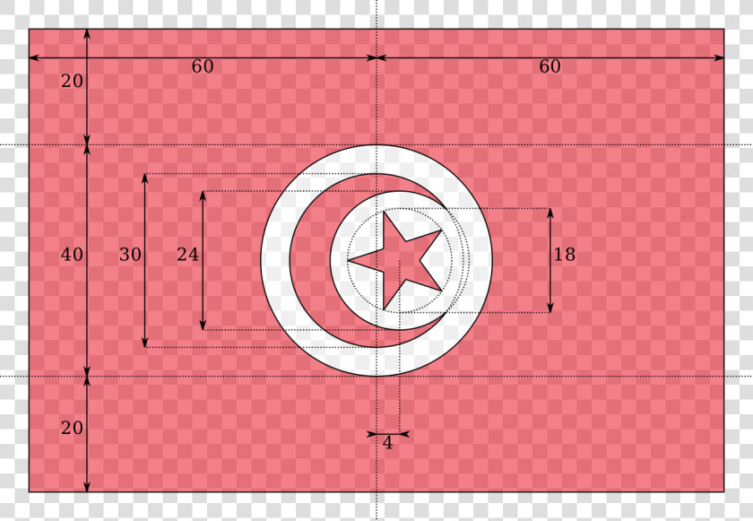 Dimension Drapeau Tunisie  HD Png DownloadTransparent PNG