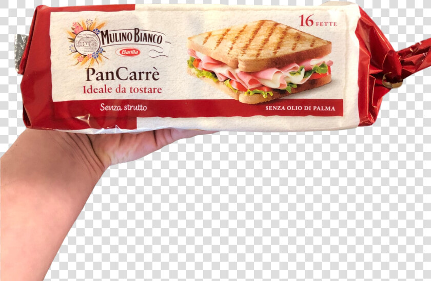 Mulino Bianco Pancarre 16 Slices White Bread Gr 285   Hot Dog Bun  HD Png DownloadTransparent PNG