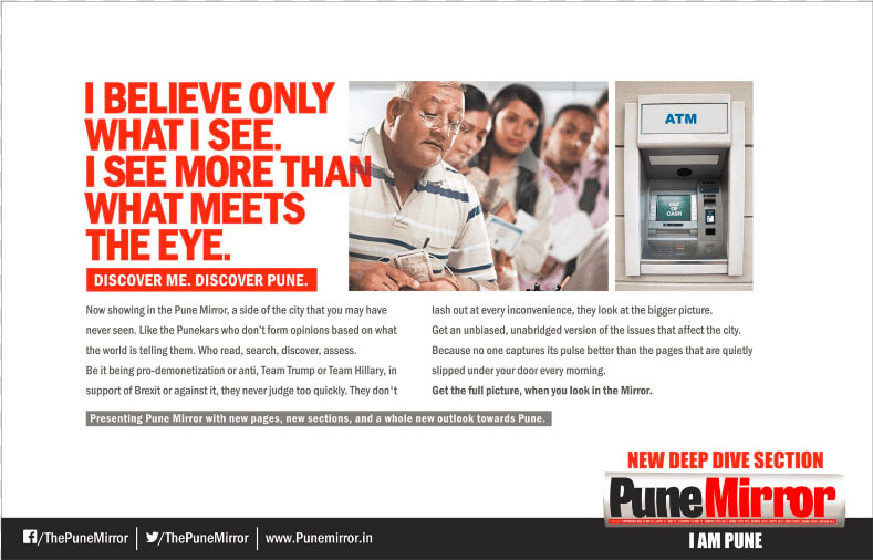 The Re energized And Revitalized Pune Mirror   Times Of India Vs Hindu  HD Png DownloadTransparent PNG