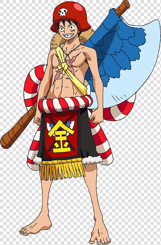 Luffy Film Gold Kintaro Outfit   One Piece Luffy Film Gold  HD Png DownloadTransparent PNG