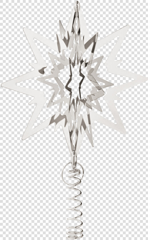 Star For The Christmas Tree  Medium  Palladium Plated   Georg Jensen Julestjerne  HD Png DownloadTransparent PNG