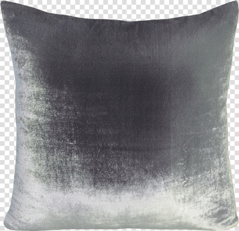 Silver Ombre Velvet Throw Pillow   Silver Velvet Pillows  HD Png DownloadTransparent PNG