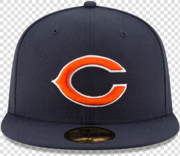 New Era Nfl Chicago Bears Basic 59fifty Navy Fitted   Chicago Bears Transparent Hat  HD Png DownloadTransparent PNG