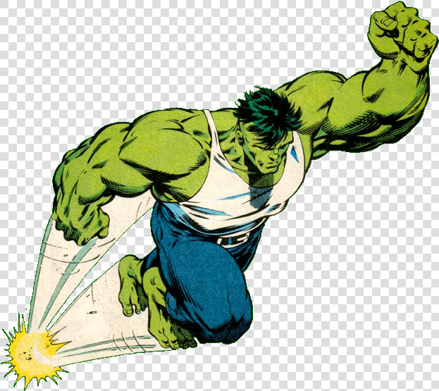 Hulk Saltando Comic  HD Png DownloadTransparent PNG