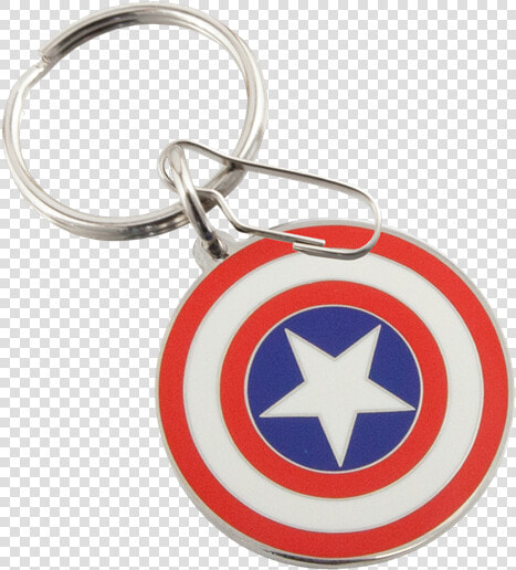 Picture Of Marvel Captain America Shield Enamel Key   Spiderman Keychain  HD Png DownloadTransparent PNG