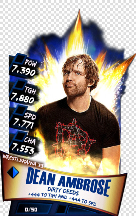 Dean Ambrose Wwe Supercard Season Debut Wwe Png Dean   Wwe Supercard Alexa Bliss  Transparent PngTransparent PNG