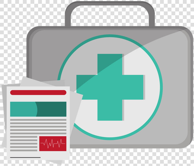 First Aid Briefcase With Safety Report Icon   First Aid  HD Png DownloadTransparent PNG