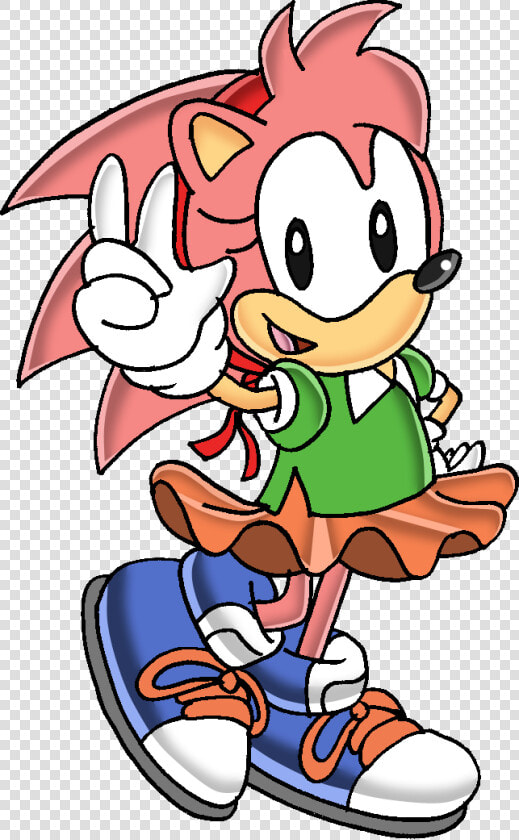 Classic Amy Rose   Sonic Amy Rose Classic  HD Png DownloadTransparent PNG