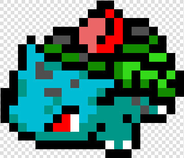 Pokemon Bulbasaur Pixel Art  HD Png DownloadTransparent PNG