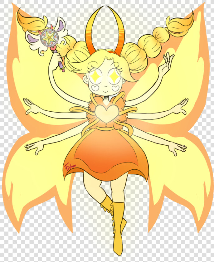 Star Butterfly By Lauretta123   Star Butterfly Wings  HD Png DownloadTransparent PNG