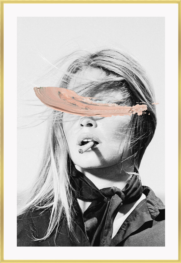 Brigitte Bardot Smoking Poster  HD Png DownloadTransparent PNG