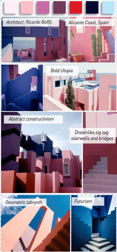 La Muralla Roja Mood Board   La Muralla Roja Spain  HD Png DownloadTransparent PNG