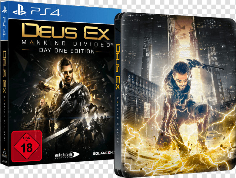 Deus Ex Mankind Divided Day One Edition Ps4  HD Png DownloadTransparent PNG