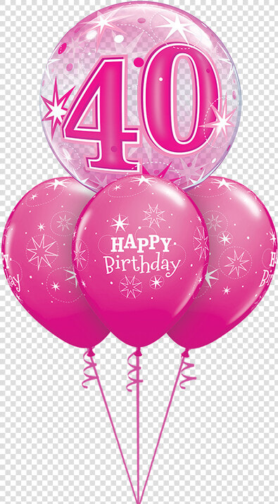 40 Pink Sparkle Bubble Layer   Pink Happy Birthday Sparkle  HD Png DownloadTransparent PNG