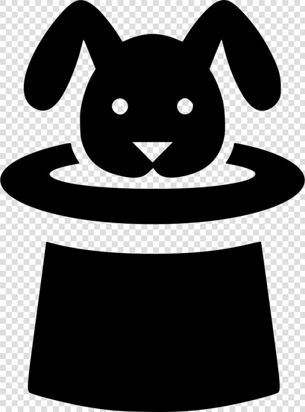 Magic Hat Trick Svg   Bunny In A Hat Icon  HD Png DownloadTransparent PNG