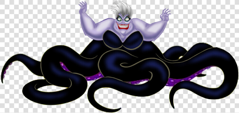 Transparent Maleficent Clipart   Evil Ursula Little Mermaid  HD Png DownloadTransparent PNG