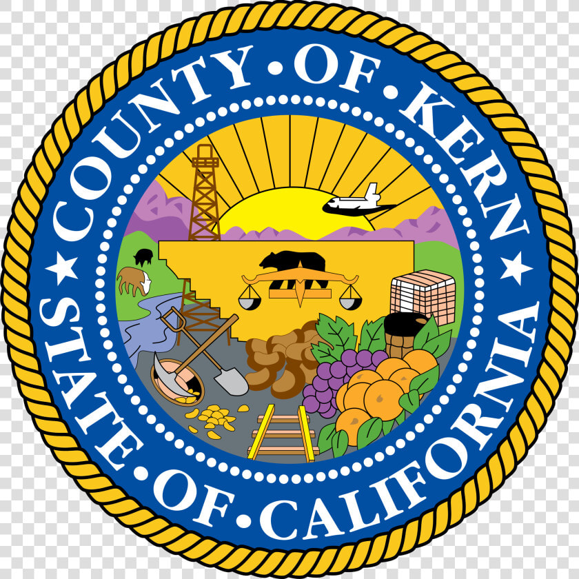 Us National Guard Flag   Kern County California Seal  HD Png DownloadTransparent PNG