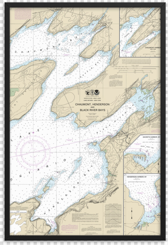 Nautical Map Of Henderson Harbor Ny  HD Png DownloadTransparent PNG