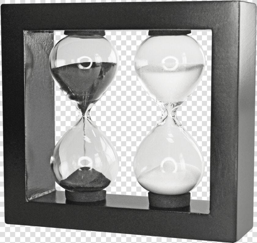 Reloj De Arena Duo 3 Y 5 Min Sand Neg   Reloj De Arena De 3 Minutos  HD Png DownloadTransparent PNG