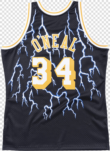 Los Angeles Lakers Shaquille O Neal Lightning Swingman  HD Png DownloadTransparent PNG