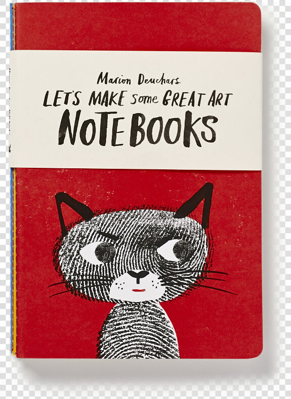 Let S Make Some Great Art Notebook Marion Deuchars   Tabby Cat  HD Png DownloadTransparent PNG