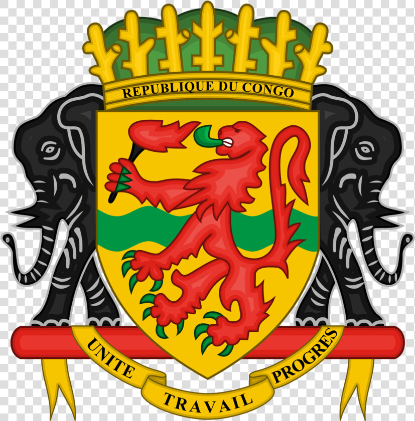 Republic Of Congo Coat Of Arms  HD Png DownloadTransparent PNG