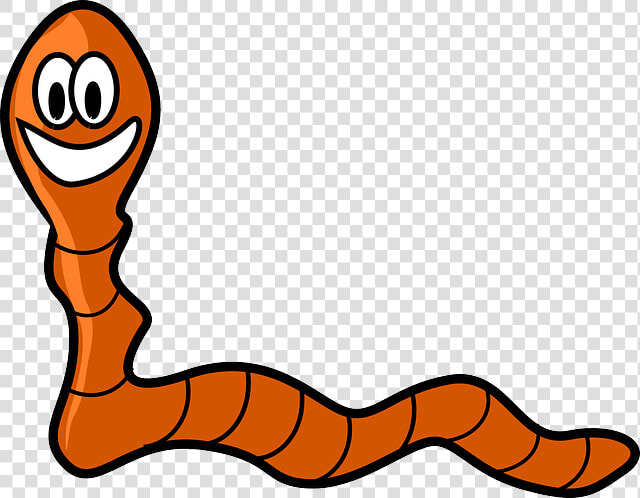 Earthworm  Worm  Cute  Happy  Inchworm  Smile  Cartoon   Worm Clipart  HD Png DownloadTransparent PNG