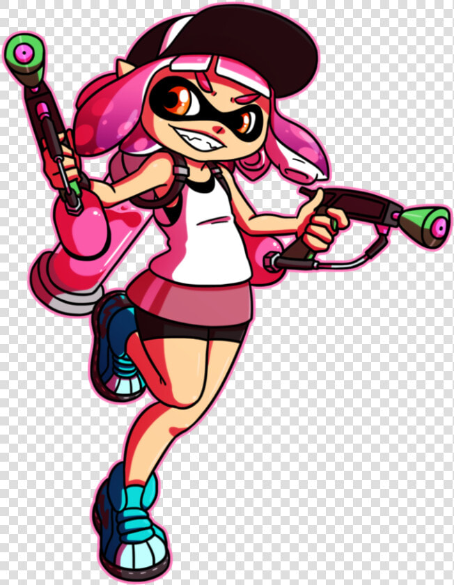 Inkling Girl Png Png Black And White Download   Splatoon Girl Boy I Art O  Transparent PngTransparent PNG