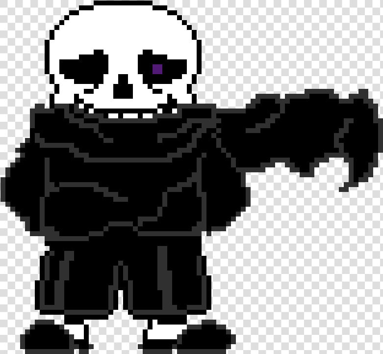 Undertale Au Wiki   Underfell Sans Pixel Art Grid  HD Png DownloadTransparent PNG