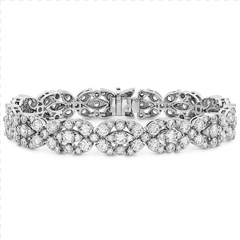 Aerial Double Row Diamond Bracelet E   Diamond  HD Png DownloadTransparent PNG