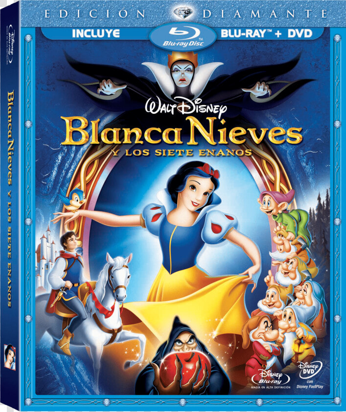 Snow White And The Seven Dwarfs Diamond Edition Bluray  HD Png DownloadTransparent PNG