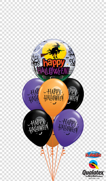 Halloween Moon  amp  Bats Balloons   Happy Birthday Balloons For Her  HD Png DownloadTransparent PNG