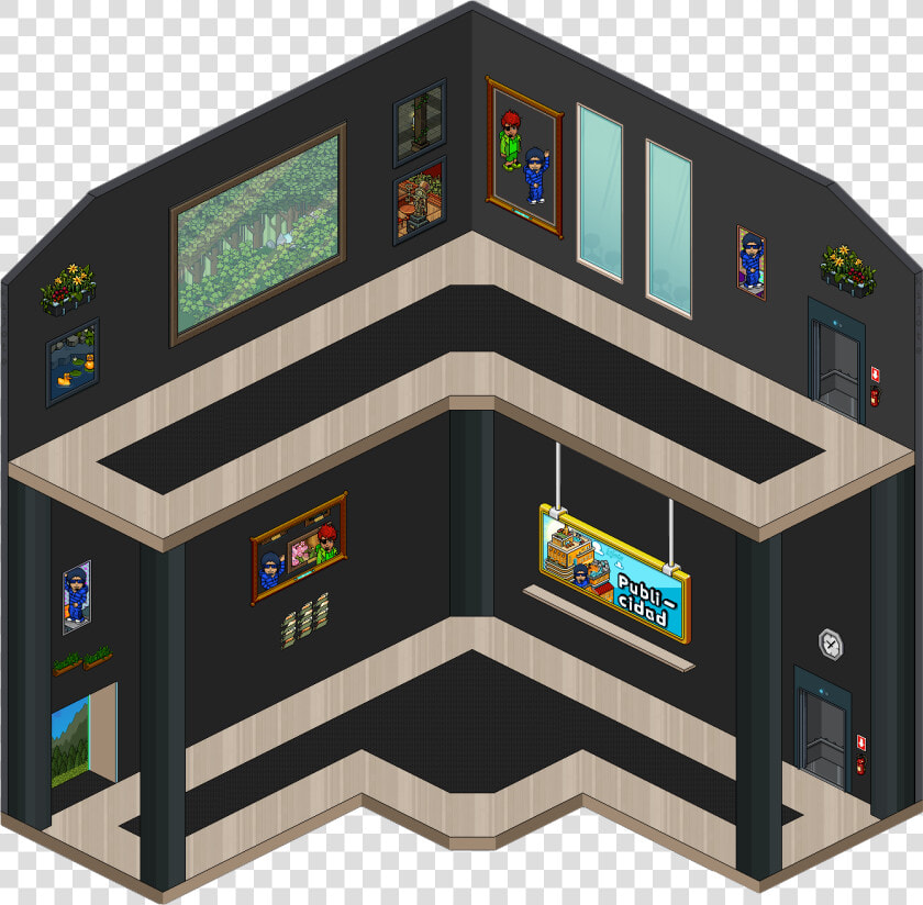 Sala Publicidad Kijote   Hall Room Habbo  HD Png DownloadTransparent PNG