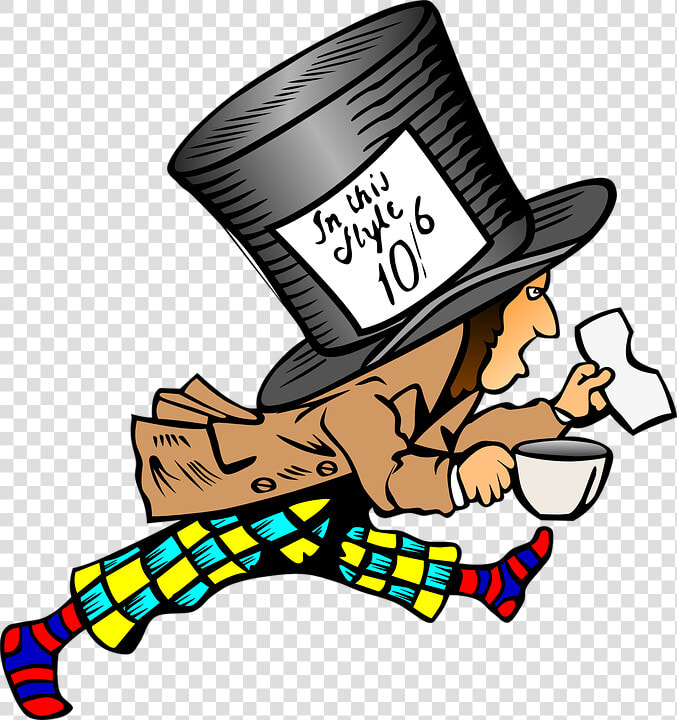 Mad Hatter Hat Label  HD Png DownloadTransparent PNG