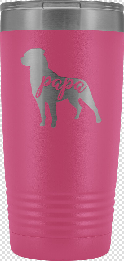 Rottie Papa Tumbler  Rottweiler Dog Dad 20oz Insulated  HD Png DownloadTransparent PNG