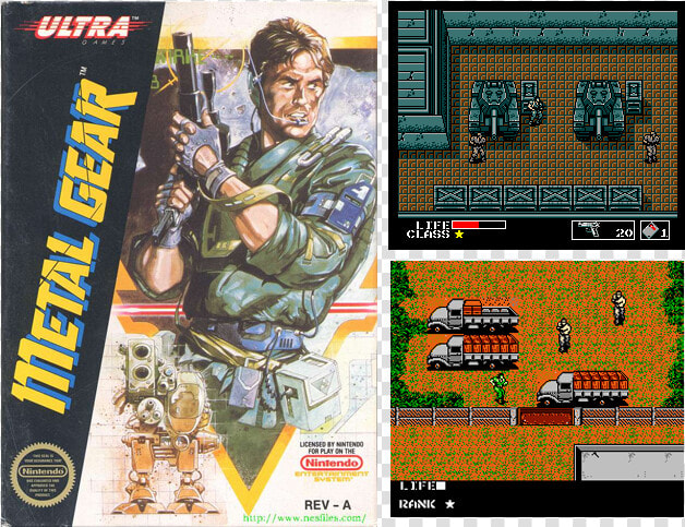 Metal Gear Sol   Metal Gear Nes Cover  HD Png DownloadTransparent PNG