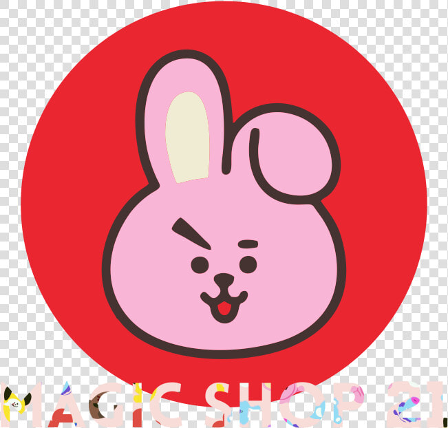 Pinkish Tough Bunny Cooky Face  HD Png DownloadTransparent PNG