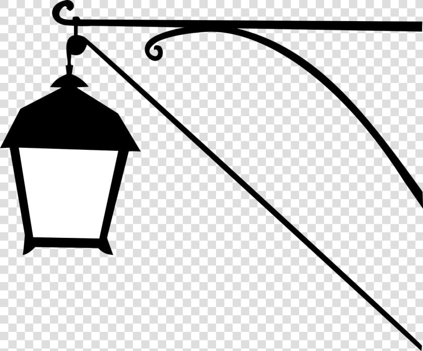 Street Lamp silhouette   Black And White Silhouette Cliparts  HD Png DownloadTransparent PNG