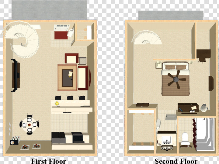 Riverside Mezzanine Apartment Rental   Indianapolis Apartments Floor Plans  HD Png DownloadTransparent PNG