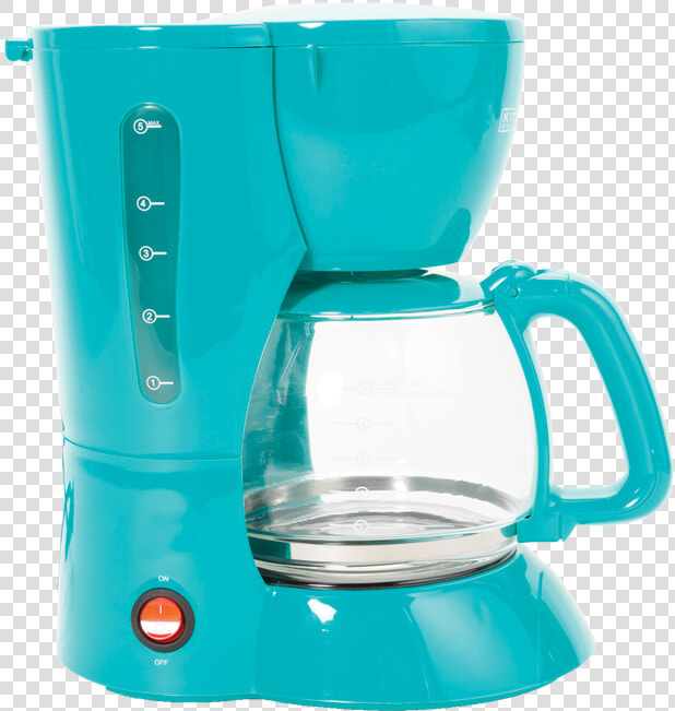 5 Cup Coffee Maker  Turquoise Title 5 Cup Coffee   Teal 5 Cup Coffee Maker  HD Png DownloadTransparent PNG