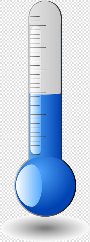 Clipart Thermometer Cool Temperature   Termometro Azul  HD Png DownloadTransparent PNG